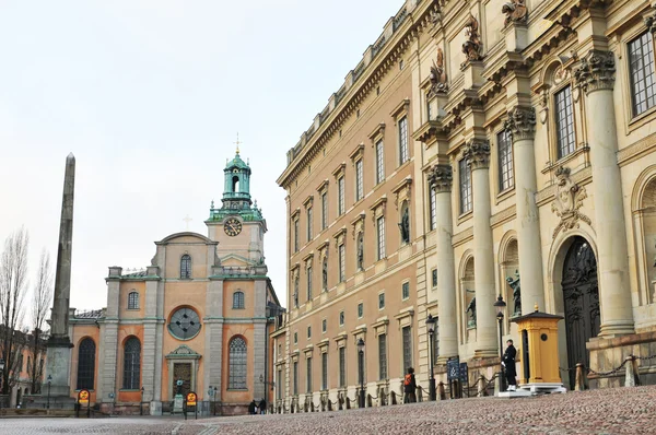 Stockholm královský palác — Stock fotografie
