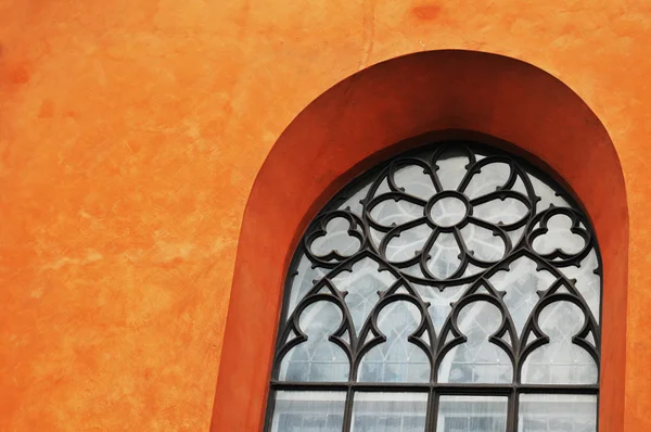 Middeleeuwse venster — Stockfoto