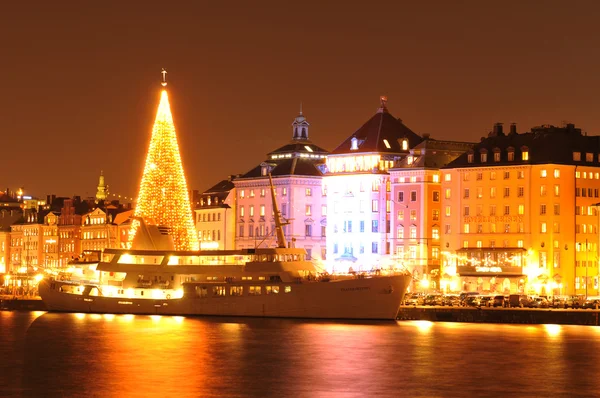 Karácsonyi Stockholmban — Stock Fotó