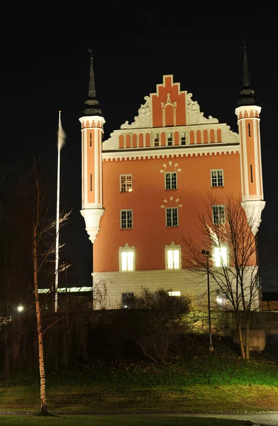 Slottet nattetid — Stockfoto