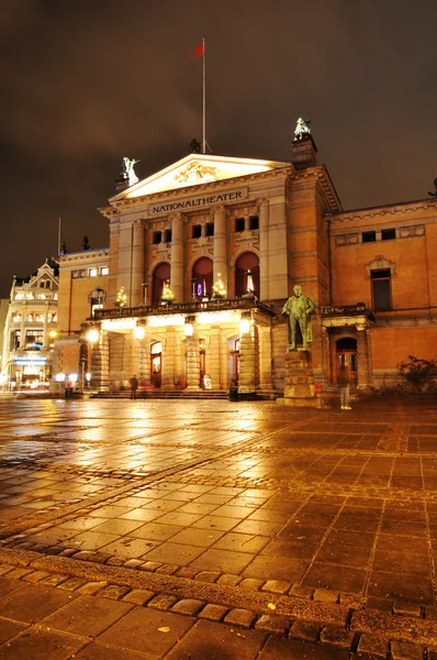 Nationale theater, oslo — Stockfoto