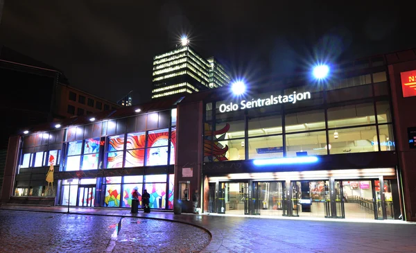 Центральный вокзал Осло — стоковое фото