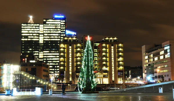 Oslo met Kerstmis — Stockfoto