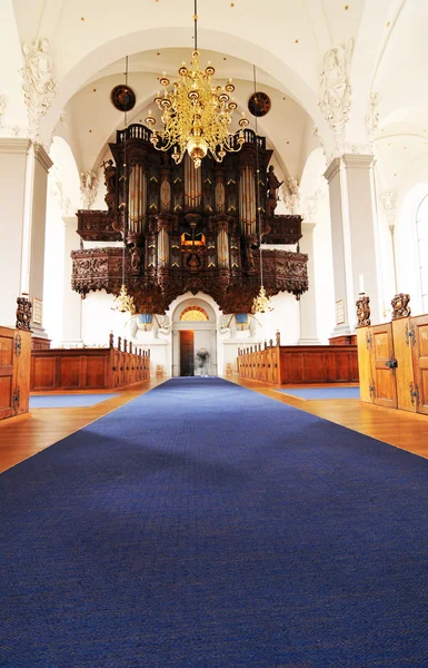 Organy w kościele — Zdjęcie stockowe