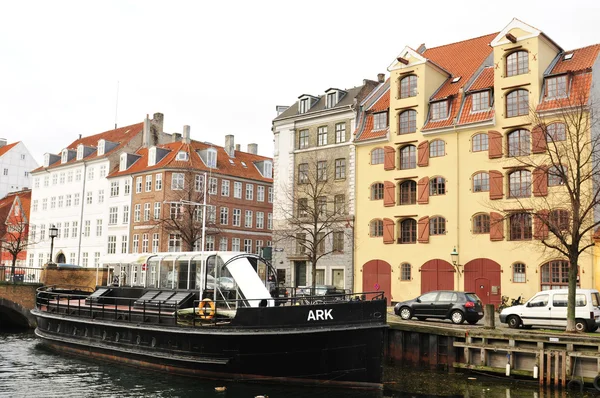 Канал в Копенгагені — стокове фото
