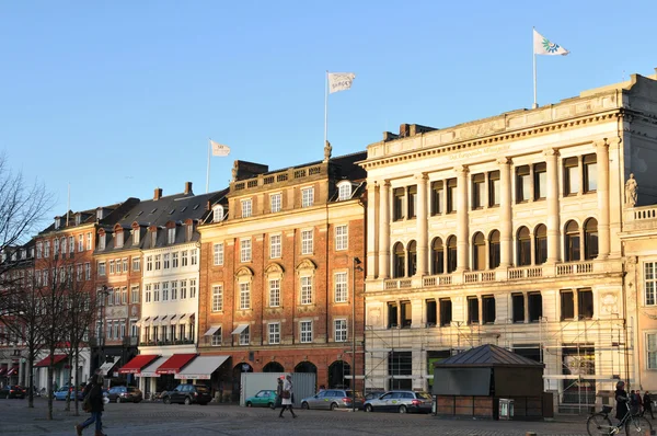 Копенгаген на закате — стоковое фото