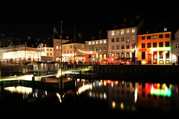 Gece tarafından Kopenhag — Stok fotoğraf