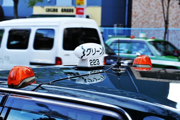 Táxi em Tóquio — Fotografia de Stock