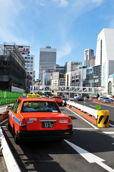 Таксі в Токіо, Японія — стокове фото