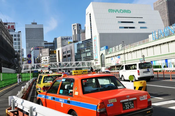 出租车在东京日本 — 图库照片
