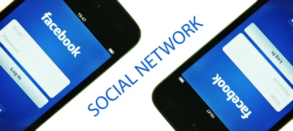 Социальная сеть — стоковое фото