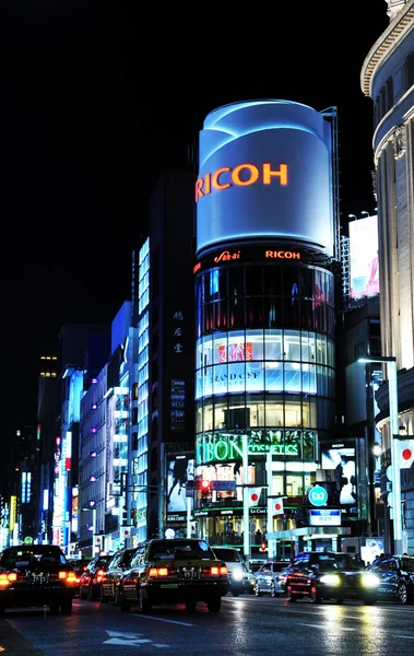 Токио ночью — стоковое фото