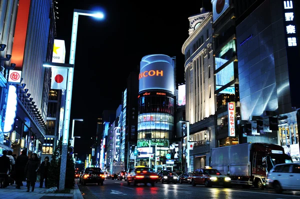 Токіо вночі — стокове фото