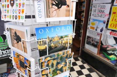 Oxford postcards clipart