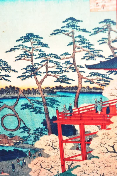 Japanese painting — Stock Photo, Image