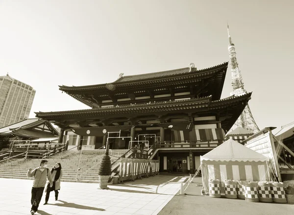 Tempel in tokyo — Stockfoto