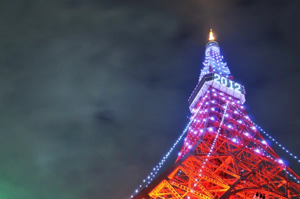 Tokyo bei Nacht — Stockfoto