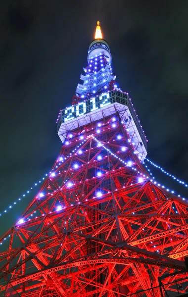 Jaar 2012 in tokyo tower — Stockfoto