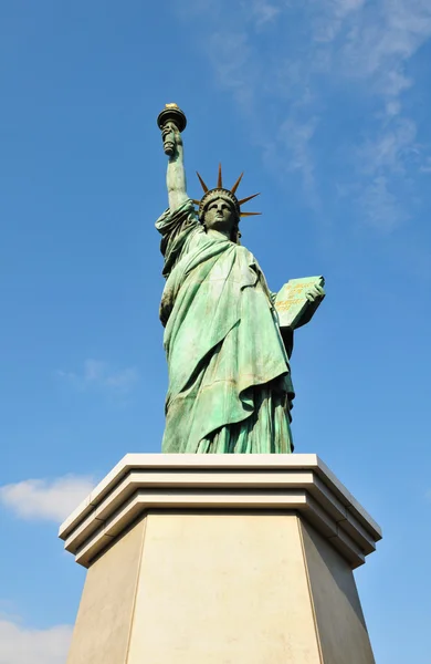 Frontal view of the Statue of Liberty — Stock Photo, Image