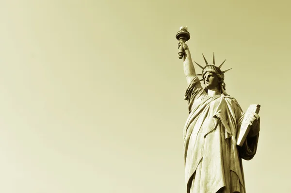 Винтажная статуя Свободы — стоковое фото