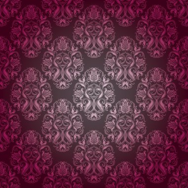 Seamless floral pattern clipart