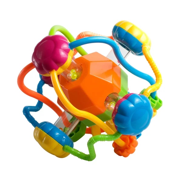 Красочная детская пластиковая игрушка — стоковое фото