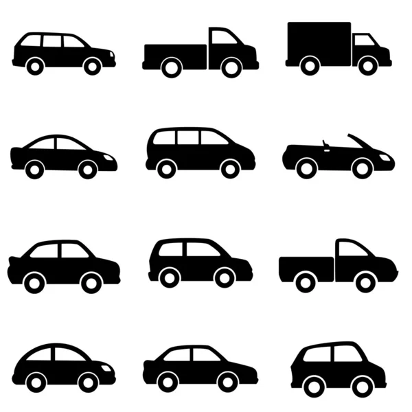 Cars and trucks — Stock Vector