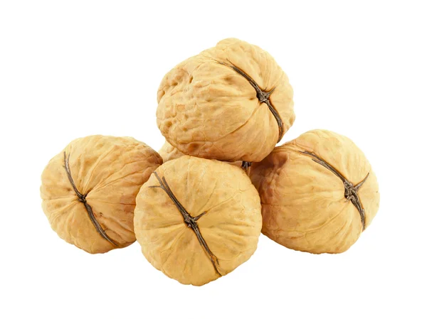 Small group of walnuts. — Stock Photo, Image