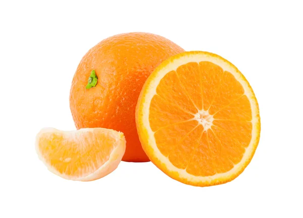 Oranje met segmenten. — Stockfoto