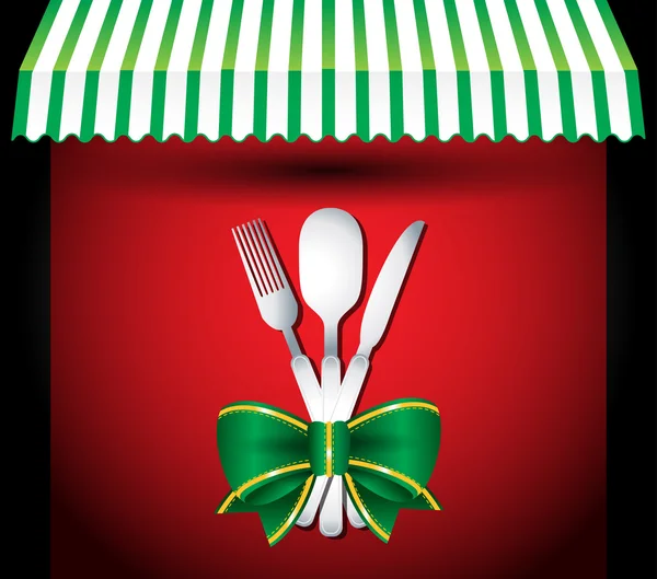 Vector restaurant menu cover design — Stock Vector
