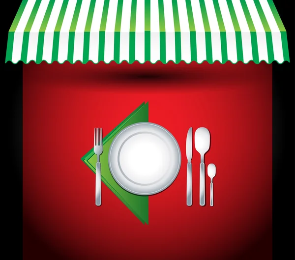 Дизайн обложки векторного меню ресторана — стоковый вектор