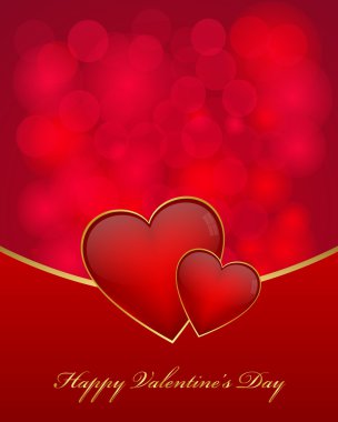 Valentine's day card clipart