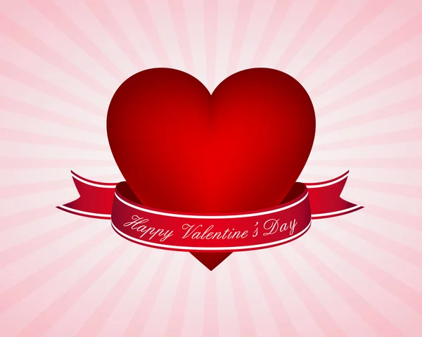 Valentines day card — Stock Vector