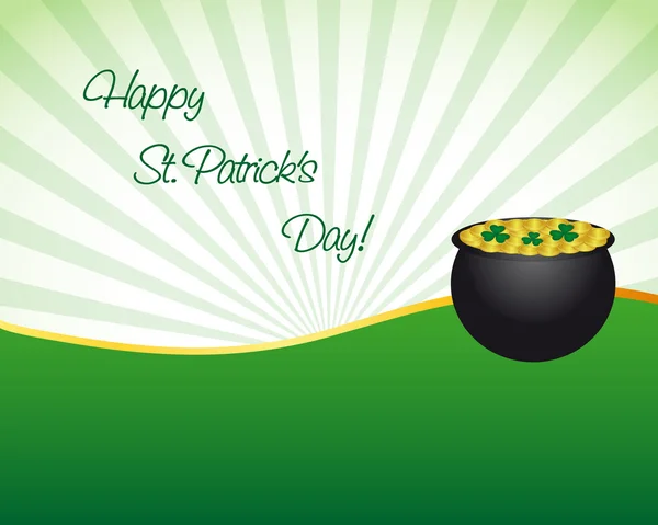St. Patrick's day background — Stock Vector