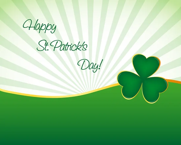 Fond d'écran jour de St. Patrick — Image vectorielle