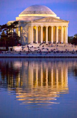 Jefferson Memorial and Tidal Basin Evening