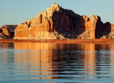 Castle Rock Wahweap Bay Lake Powell Glen Canyon Recreation Area clipart