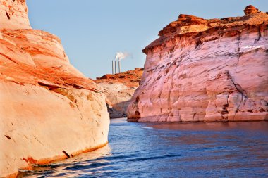 navajo Santrali antilop Kanyonu giriş lake powell g