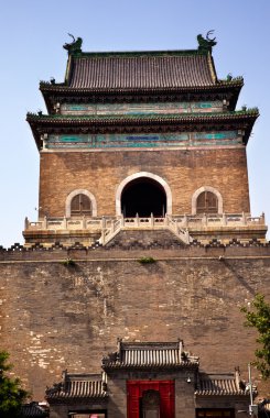 çan kulesi Pekin Çin taş