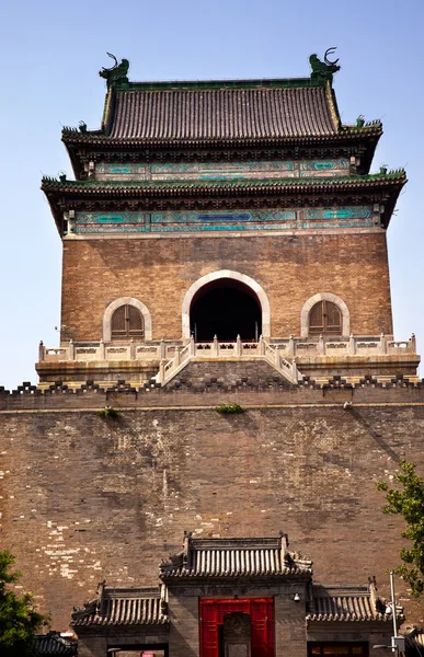 Sten bell tower Peking — Stockfoto