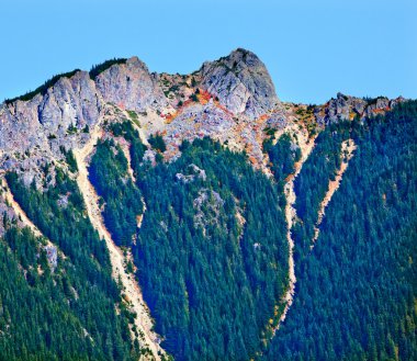 mount si north bend yürüyüşçü üzerinde top washington Eyaleti