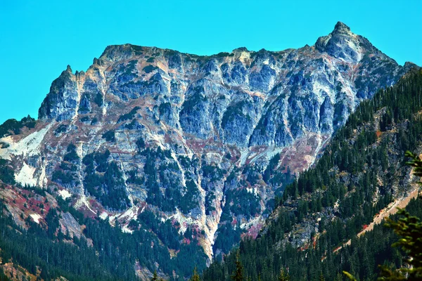 Snoqualme vrcholu Mount chikamin předat wenatchee, byl národní les — Stock fotografie