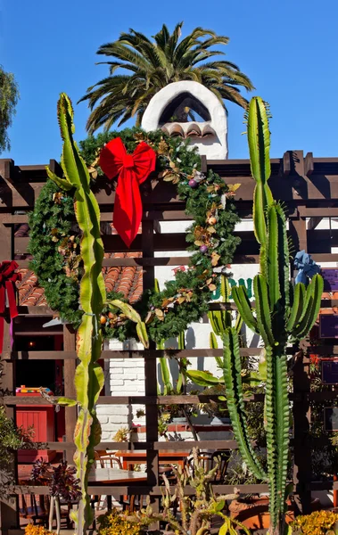 Navidad Saguaro Cactus Garden Old San Diego Town California —  Fotos de Stock