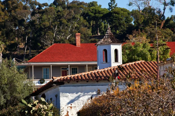 古い町の屋根キューポラ カサ ・ デ ・ estudillo カリフォルニア州サンディエゴ — ストック写真