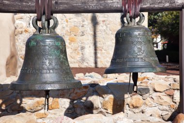 Brass Bells Mission San Juan Capistrano Church Ruins California clipart