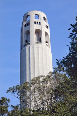 Coit Tower San Francisco California clipart
