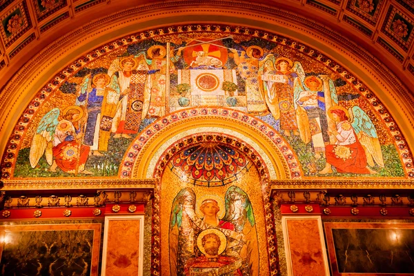 Mozaik Szent Matthew-katedrális bazilika Washington Dc — Stock Fotó