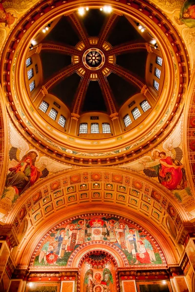 Saint matthew kathedraal koepel basiliek washington dc — Stockfoto