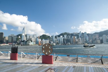 The Avenue of Stars in Hong Kong clipart