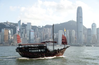 Chinese sailing ship clipart